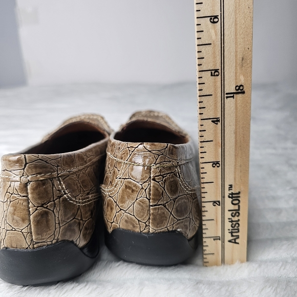 Naturalizer Carleen Loafers Women’s 8M Faux‎ Croc Embossed Comfort Slip On Shoes - Picture 11 of 11